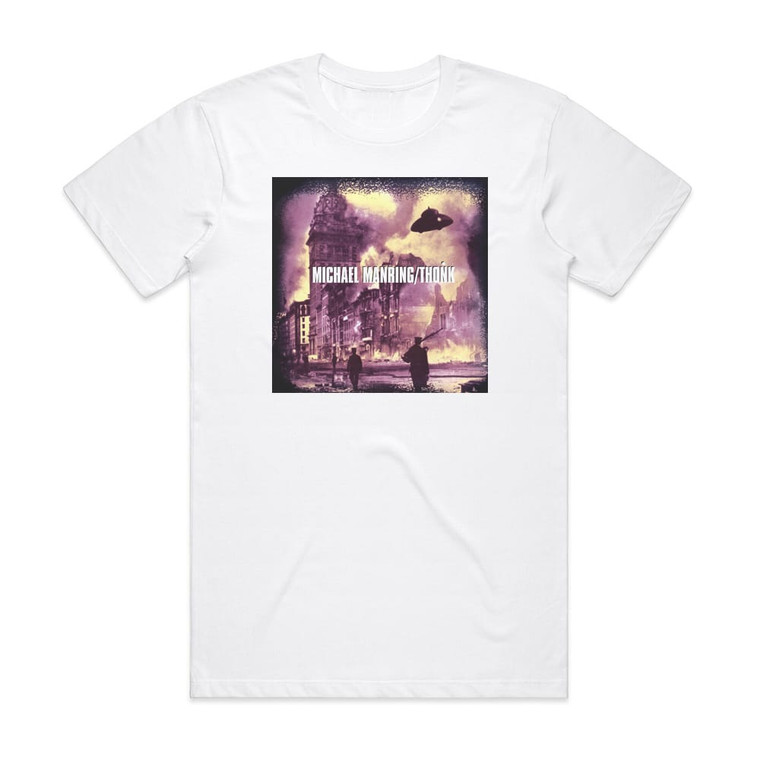 Michael Manring Thonk Album Cover T-Shirt White