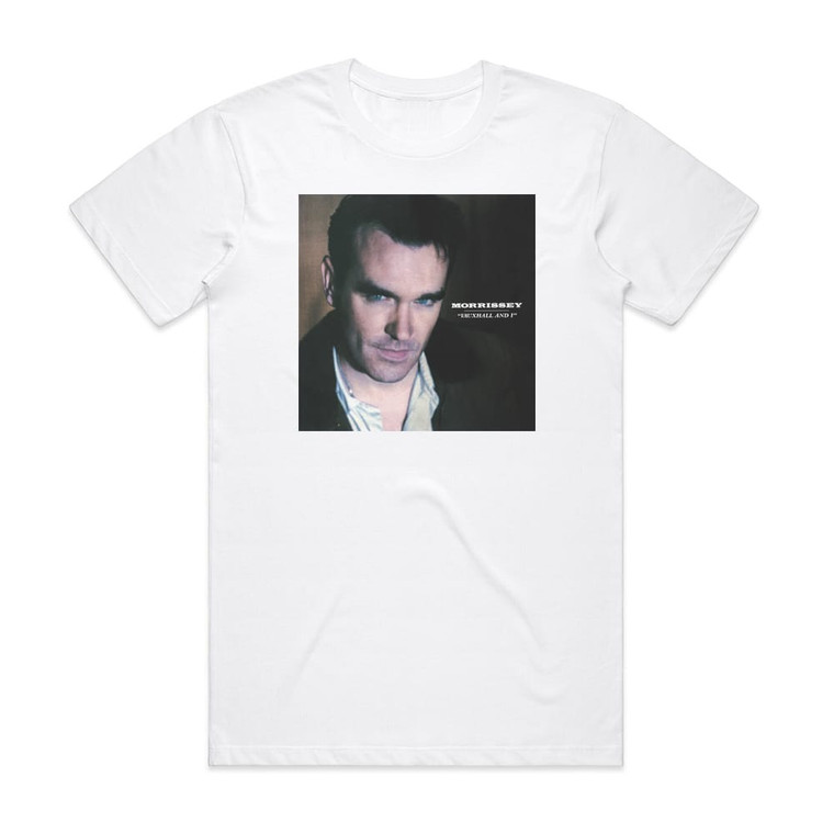 Morrissey Vauxhall And I 2 Album Cover T-Shirt White