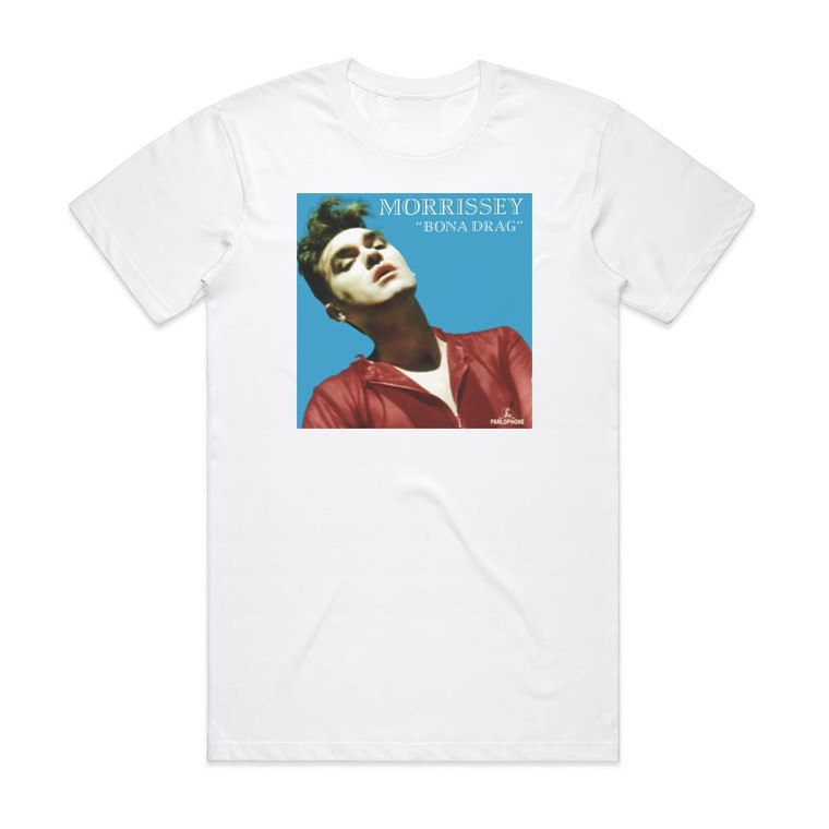 Morrissey Bona Drag Album Cover T-Shirt White