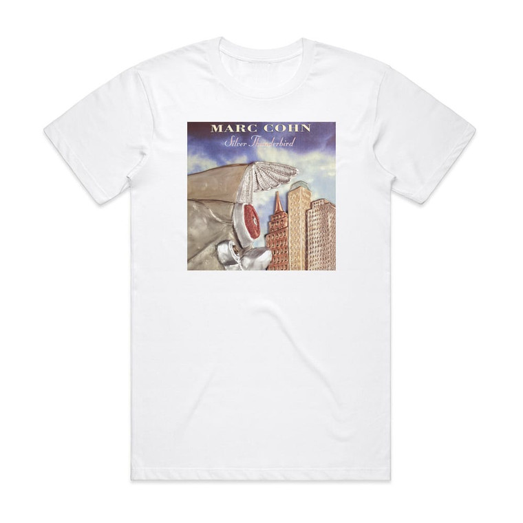 Marc Cohn Silver Thunderbird Album Cover T-Shirt White