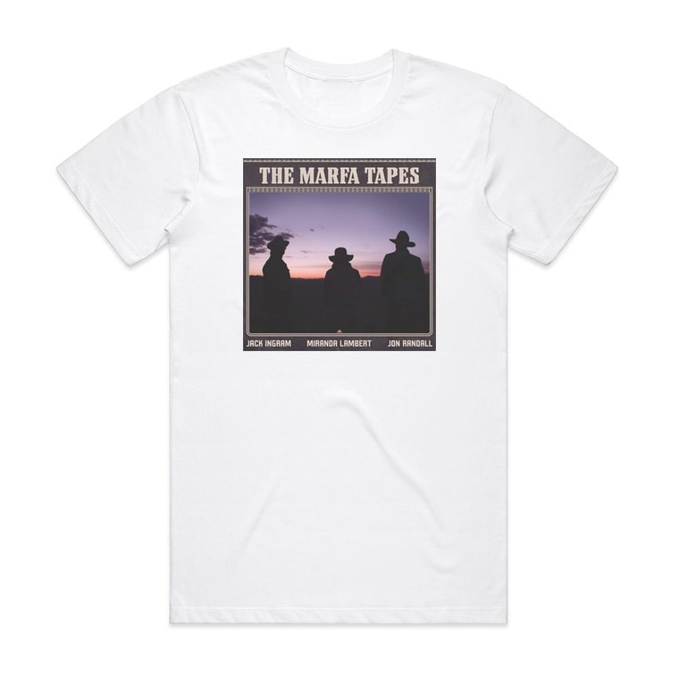 Miranda Lambert The Marfa Tapes Album Cover T-Shirt White