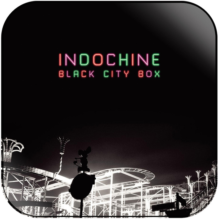 Indochine Black City Parade-2 Album Cover Sticker