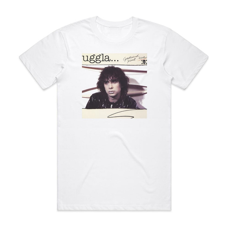 Magnus Uggla Godknd Pirat Live Album Cover T-Shirt White
