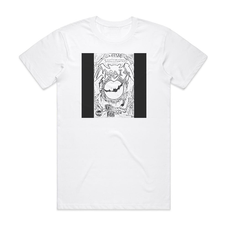 Morbid December Moon Album Cover T-Shirt White