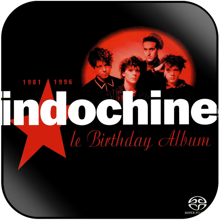 Indochine Le Birthday Album 1981 1996 Album Cover Sticker