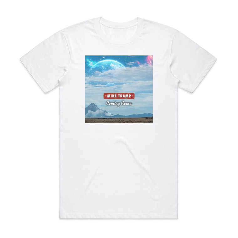 Mike Tramp Coming Home Album Cover T-Shirt White