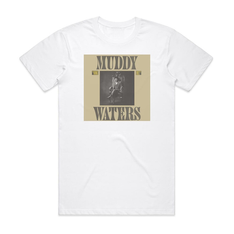 Muddy Waters King Bee Album Cover T-Shirt White