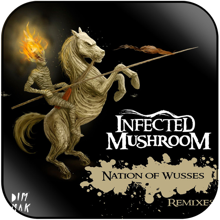 Infected Mushroom Nation Of Wusses Album Cover Sticker