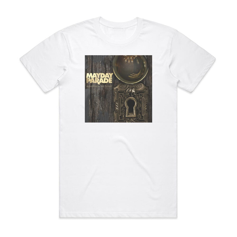 Mayday Parade Monsters In The Closet Album Cover T-Shirt White
