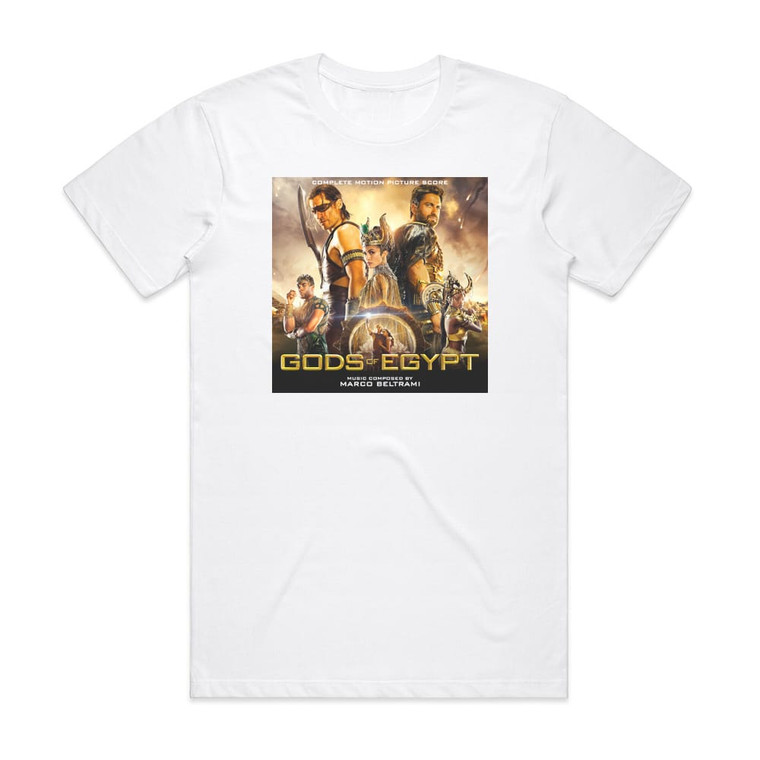 Marco Beltrami Gods Of Egypt Album Cover T-Shirt White