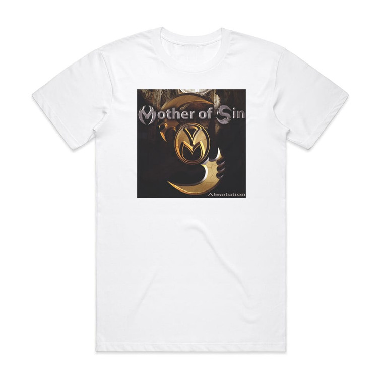 Mother of Sin Absolution Album Cover T-Shirt White