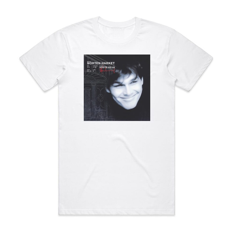 Morten Harket Vogts Villa Album Cover T-Shirt White