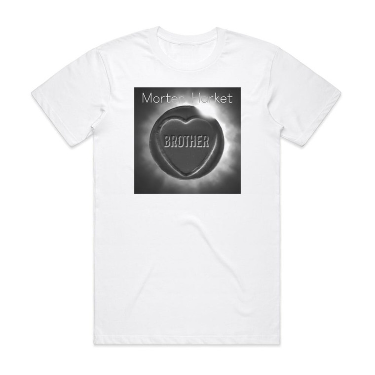 Morten Harket Brother Album Cover T-Shirt White Morten Harket Brother Album Cover T-Shirt White