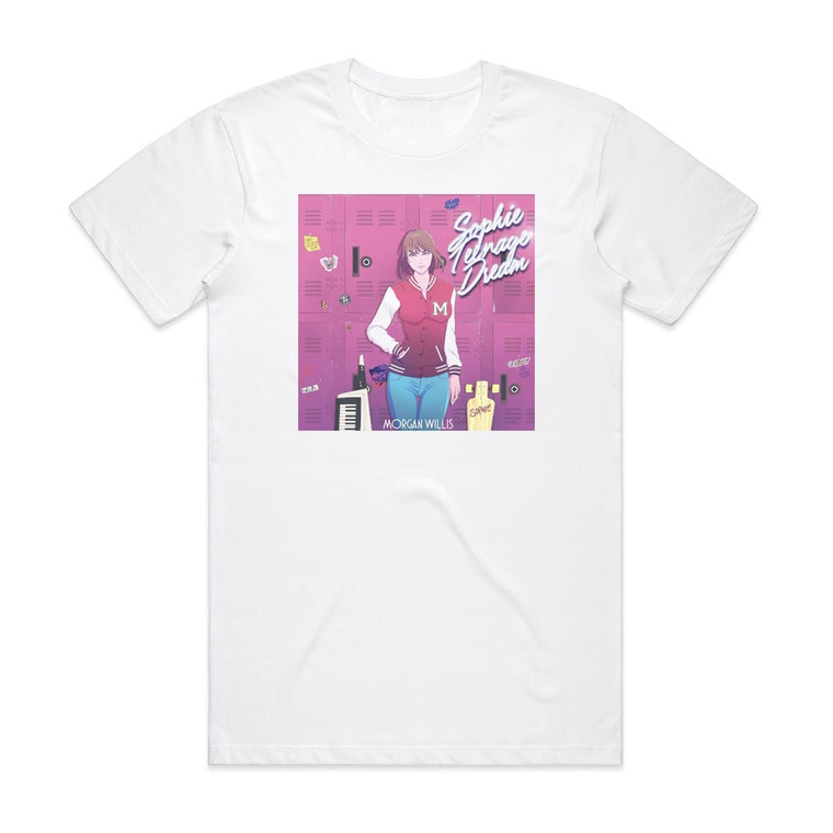 Morgan Willis Sophie Teenage Dream Album Cover T-Shirt White