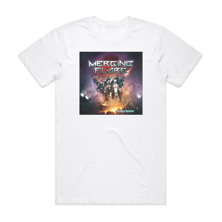 Merging Flare Revolt Regime Album Cover T-Shirt White