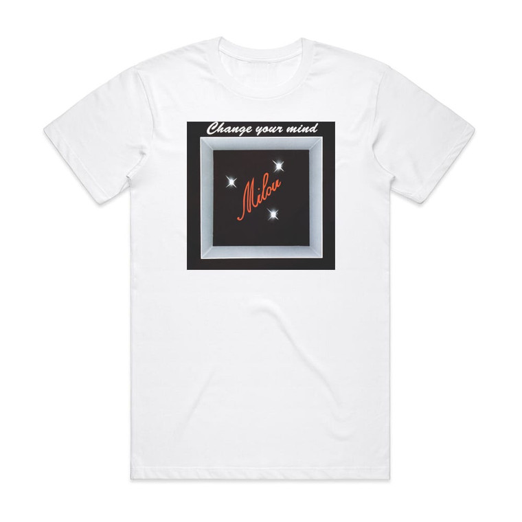 Milou Change Your Mind Album Cover T-Shirt White