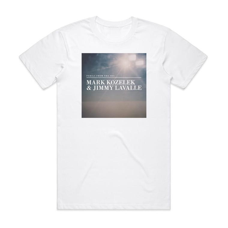 Mark Kozelek Perils From The Sea Album Cover T-Shirt White