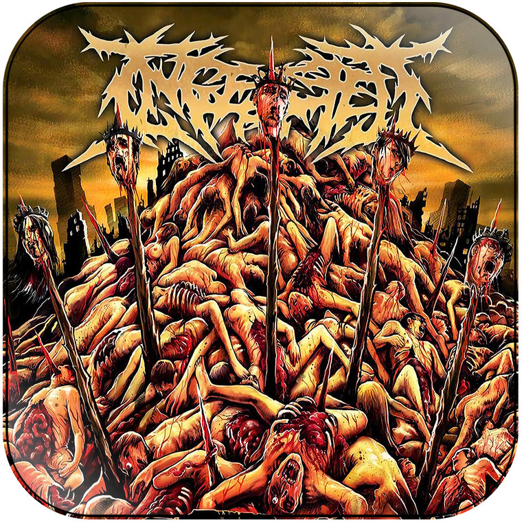 Ingested Revered By No One Feared By All Album Cover Sticker
