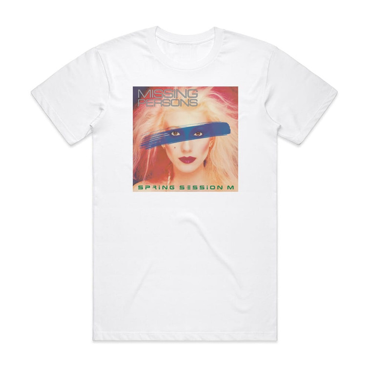 Missing Persons Spring Session M Album Cover T-Shirt White