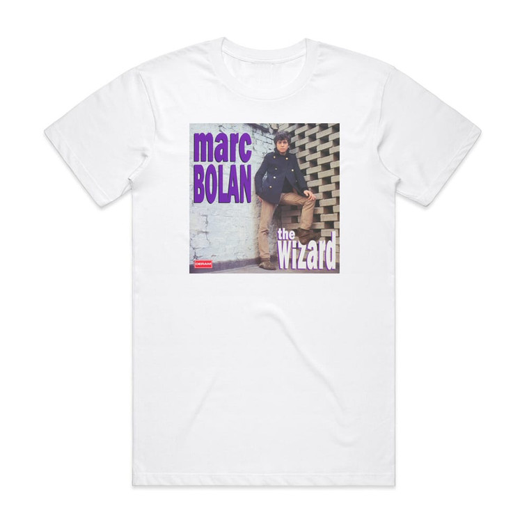 Marc Bolan The Wizard Album Cover T-Shirt White
