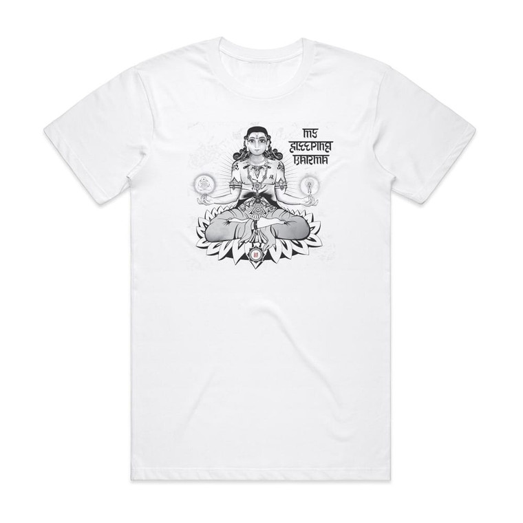 My Sleeping Karma Tri Album Cover T-Shirt White