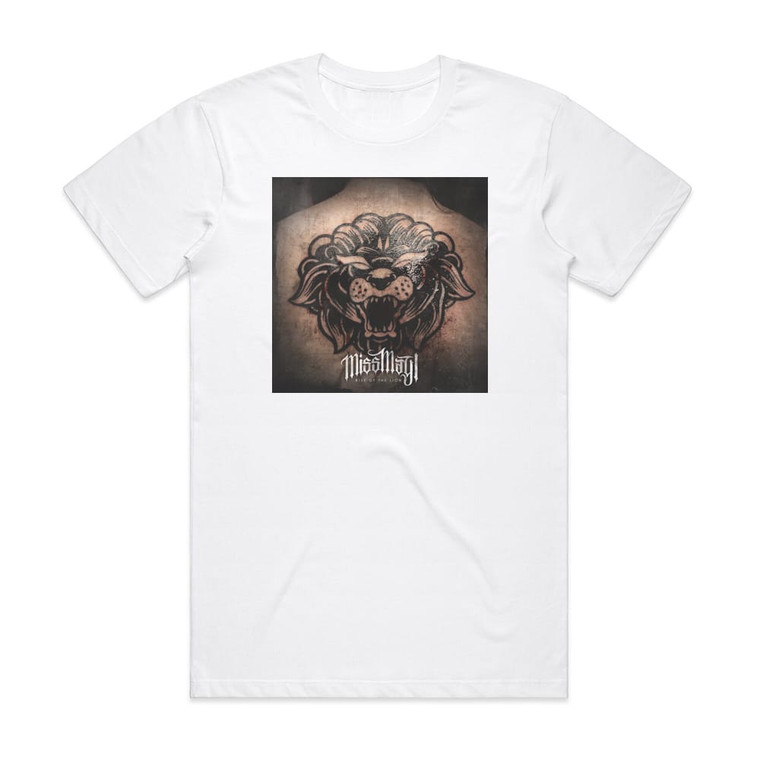 Miss May I Rise Of The Lion Album Cover T-Shirt White
