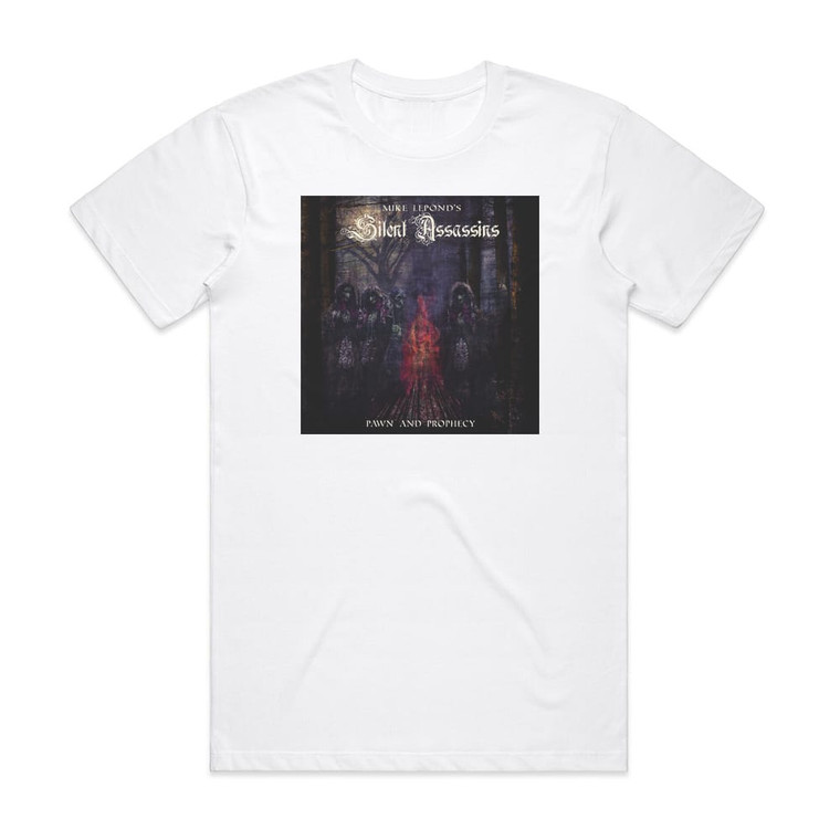 Mike Leponds Silent Assassins Pawn And Prophecy Album Cover T-Shirt White