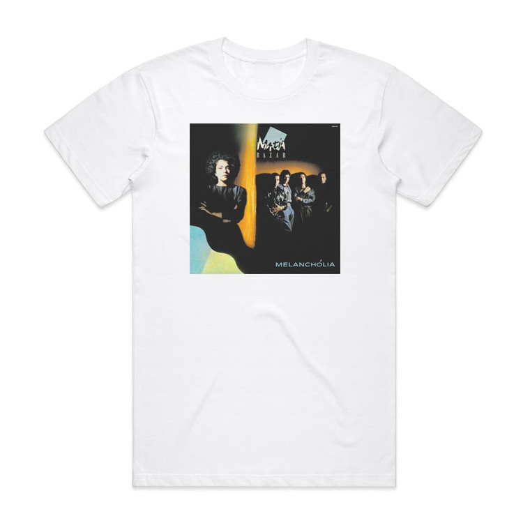 Matia Bazar Melancholia Album Cover T-Shirt White