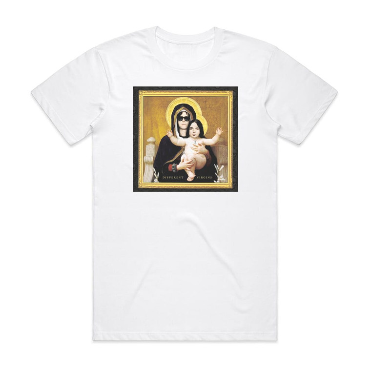 Motochrist Different Virgins Album Cover T-Shirt White