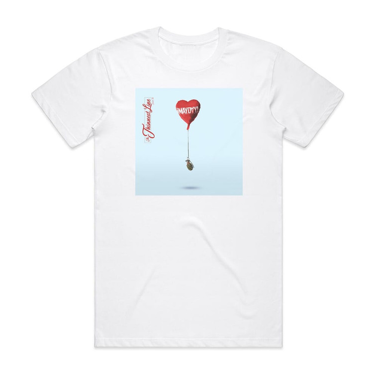 Mayday The Thinnest Line Pt Ii Album Cover T-Shirt White