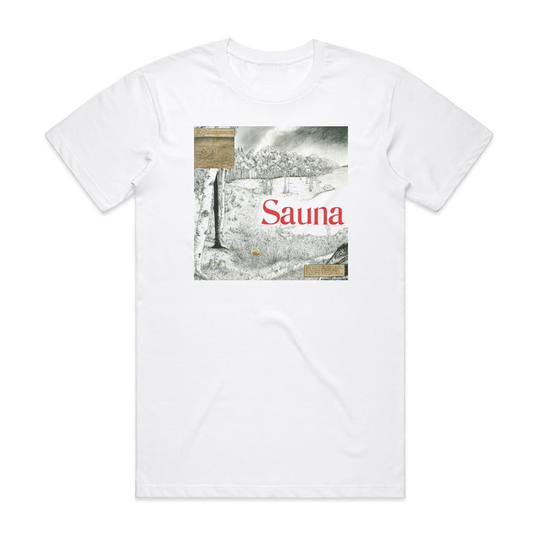 Mount Eerie Sauna Album Cover T-Shirt White