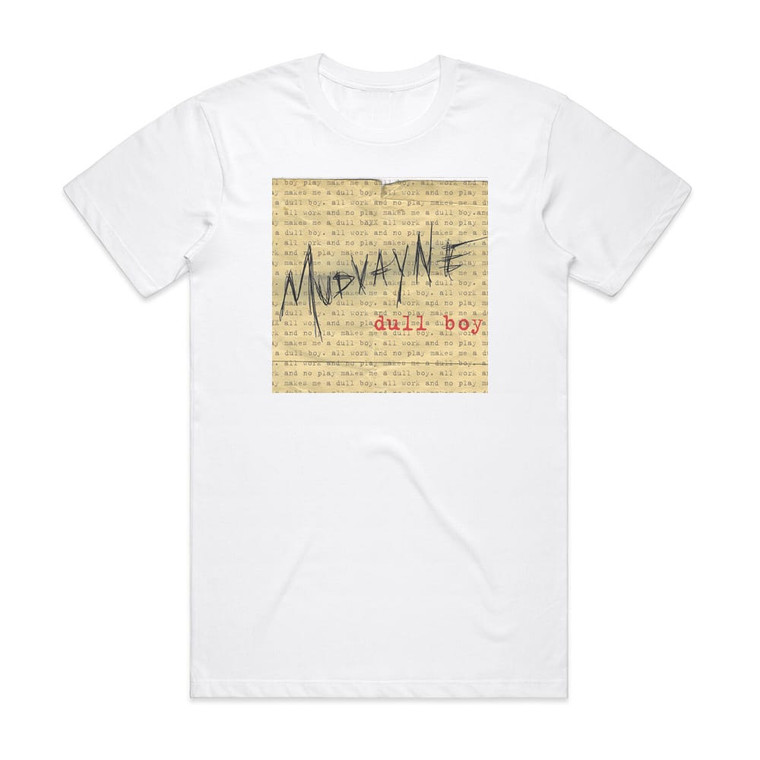Mudvayne Dull Boy Album Cover T-Shirt White