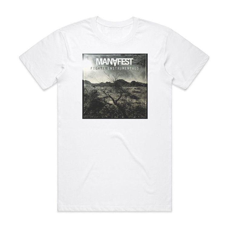 Manafest Fighter Album Cover T-Shirt White