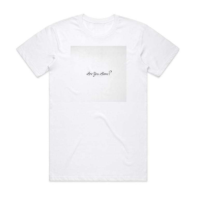 Majical Cloudz Are You Alone Album Cover T-Shirt White Majical Cloudz Are You Alone Album Cover T-Shirt White