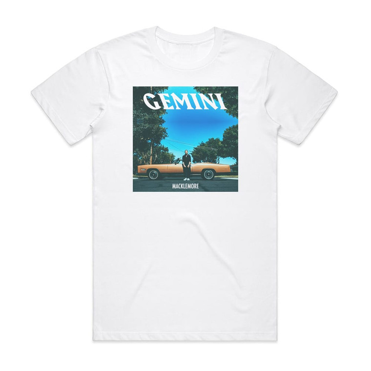 Macklemore Gemini Album Cover T-Shirt White