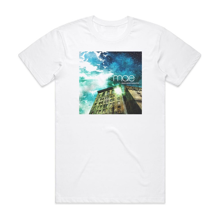 Mae Destination Beautiful Album Cover T-Shirt White