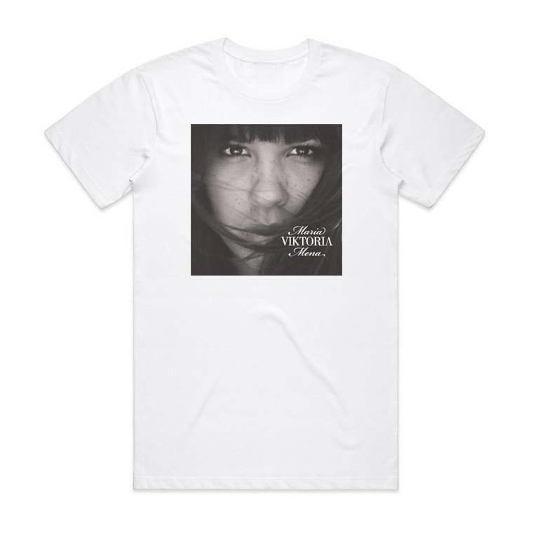 Maria Mena Viktoria Album Cover T-Shirt White