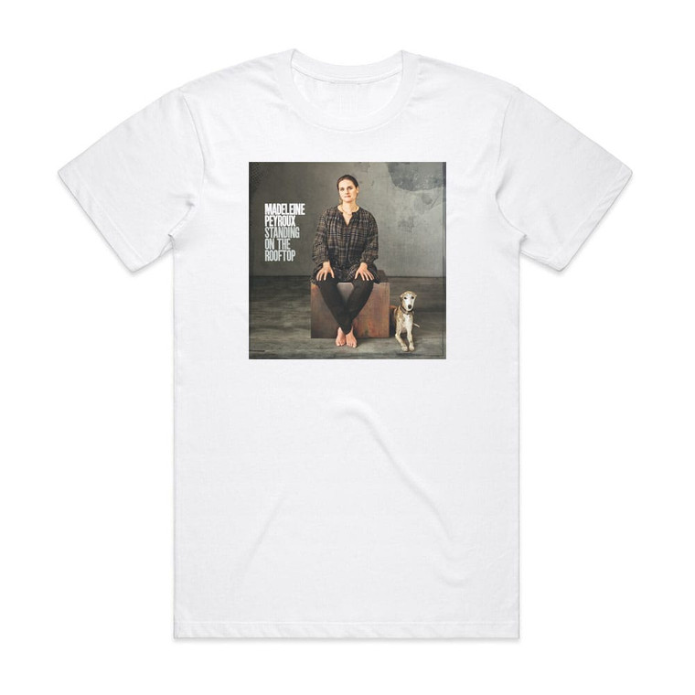 Madeleine Peyroux Standing On The Rooftop 1 Album Cover T-Shirt White