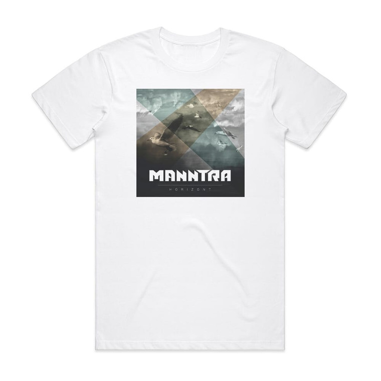 Manntra Horizont Album Cover T-Shirt White