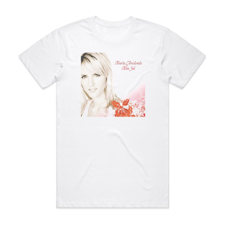 Maria Arredondo Min Jul Album Cover T-Shirt White