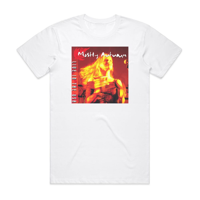 Mostly Autumn Live In The Usa Album Cover T-Shirt White