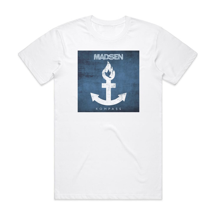 Madsen Kompass Album Cover T-Shirt White