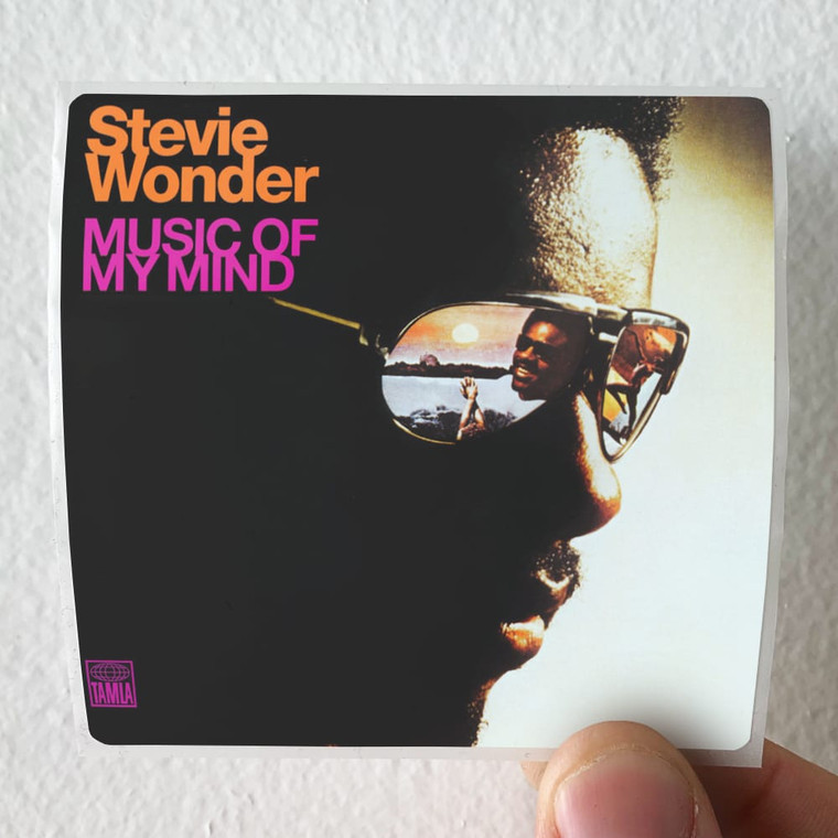 Stevie Wonder Music Of My Mind Album Cover Sticker