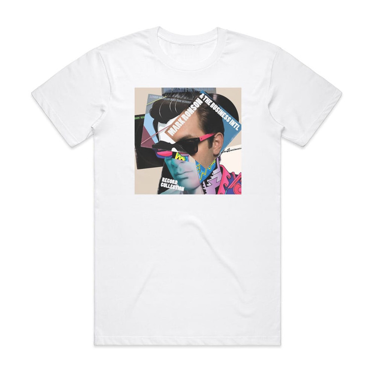 Mark Ronson and The Business Intl Record Collection Album Cover T-Shirt White