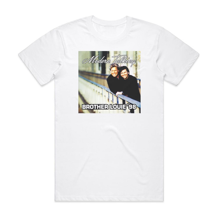 Modern Talking Brother Louie 98 Album Cover T-Shirt White