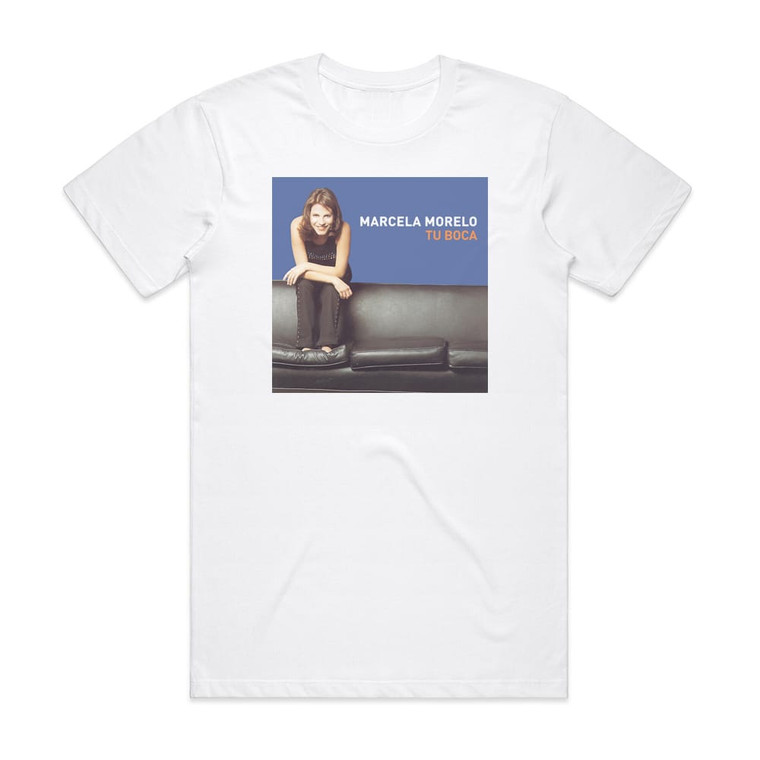 Marcela Morelo Tu Boca 1 Album Cover T-Shirt White