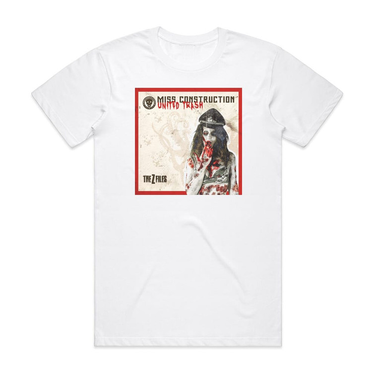 Miss Construction United Trash The Z Files Album Cover T-Shirt White