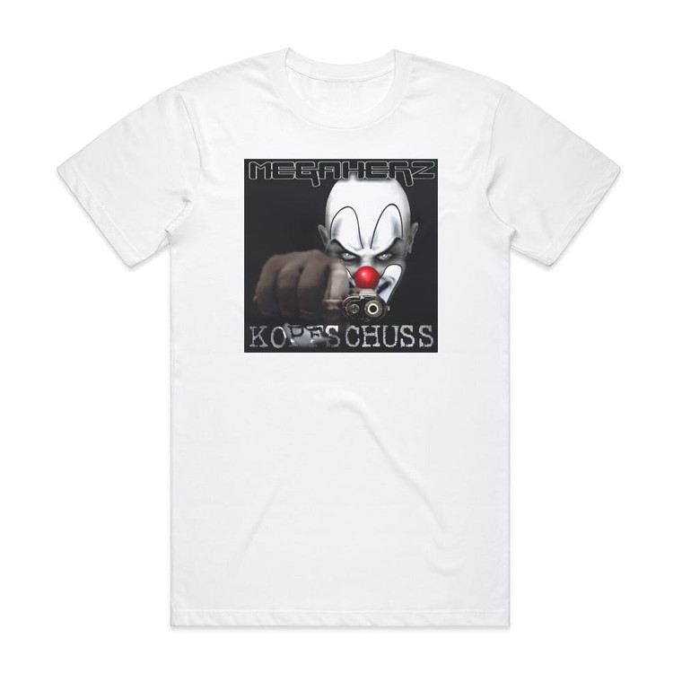 Megaherz Kopfschuss 1 Album Cover T-Shirt White