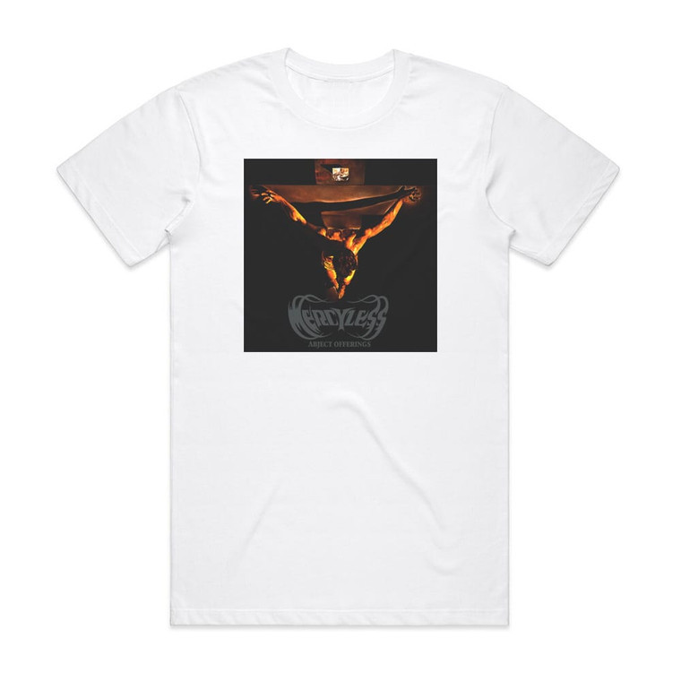 Mercyless Abject Offerings Album Cover T-Shirt White