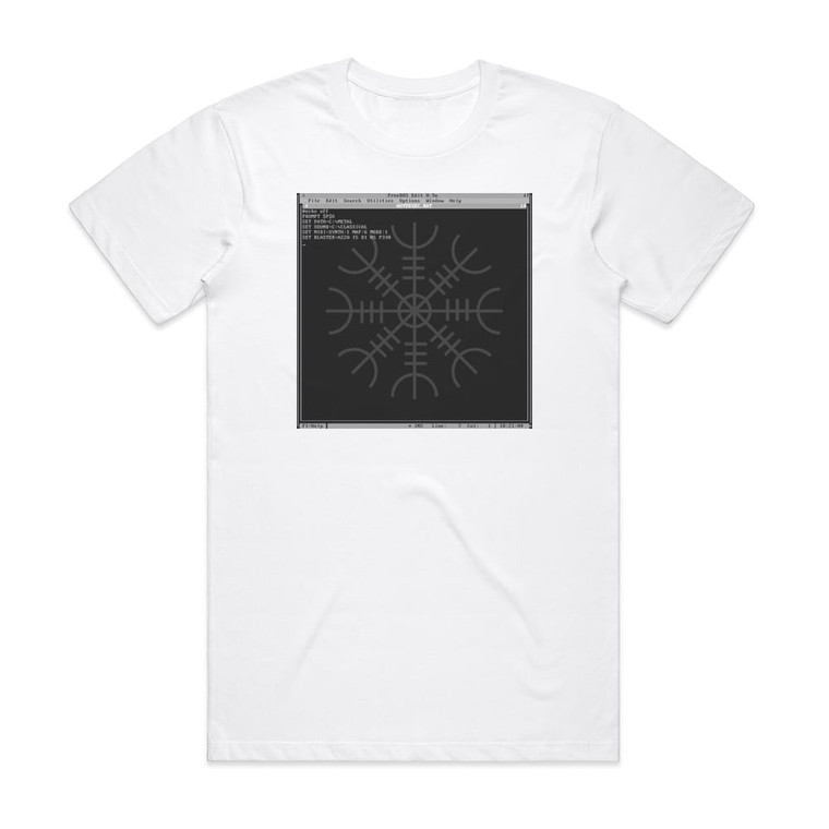 MASTER BOOT RECORD Cedit Autoexecbat Album Cover T-Shirt White